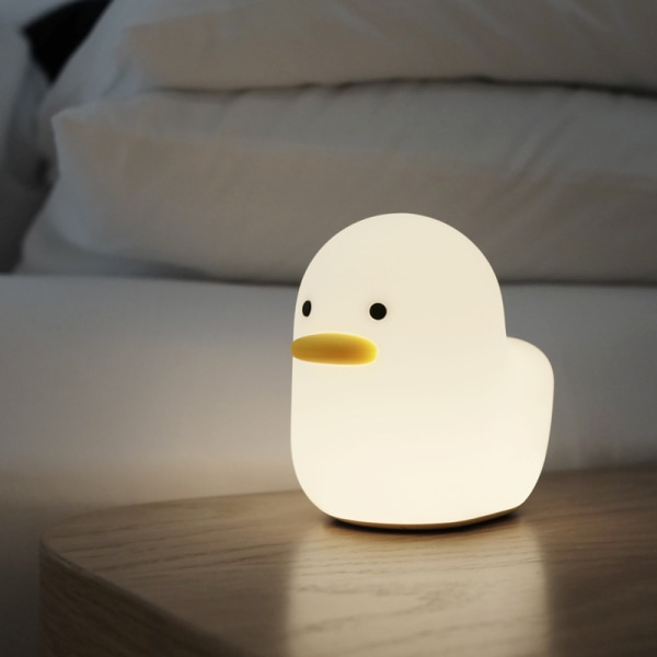 Led nattelys, smart natlampe til sengekanten med touch-sensor og timer
