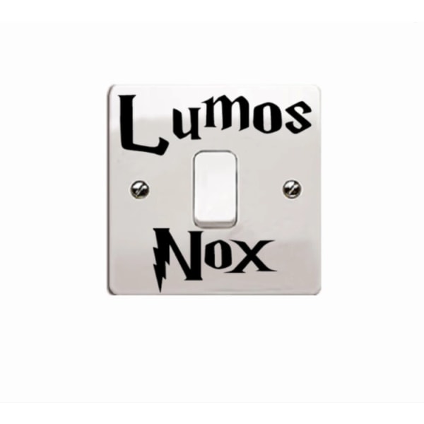 Lumos Nox (Lys/Mørk) Lyskontakt Klistermærke Vinyl Decal Child Ro