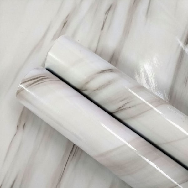 2 Piece White Self Adhesive Wallpaper Furniture Adhesive Paper 4