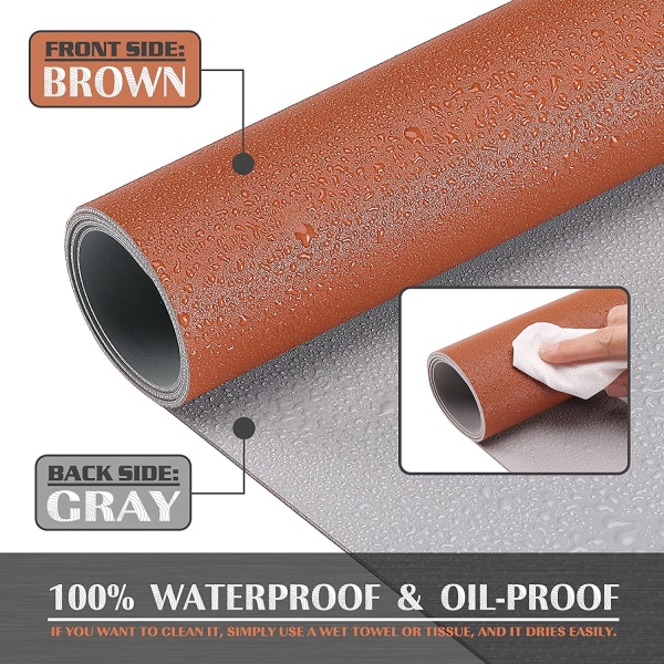 Skrivebordsmatte, skrivebordsmatte, skrivebordsmatte 43cm x 90cm, bærbar matte, skrivebordsmatte