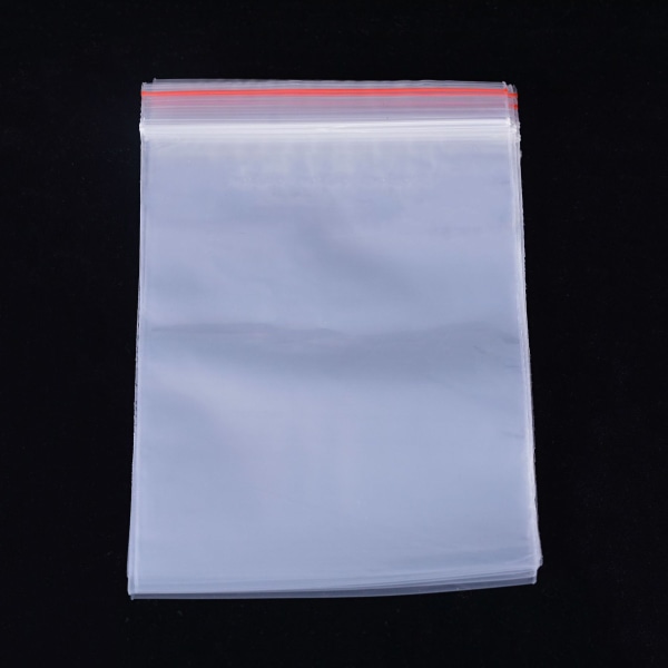 100 st i förpackning - 6x8 cm Ziplock-påse/Ziplock-påse/Transparent Z