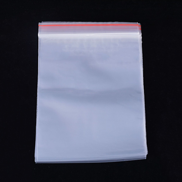 100 stk. i pakken - 6x8 cm Ziplock-pose/Ziplock-pose/Transparent Z