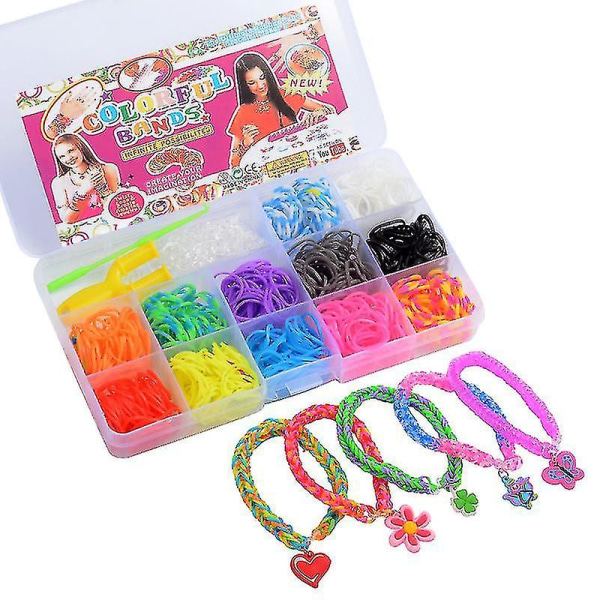 Gummistrikk Refill Kit Armbånd Lag-selv-sett