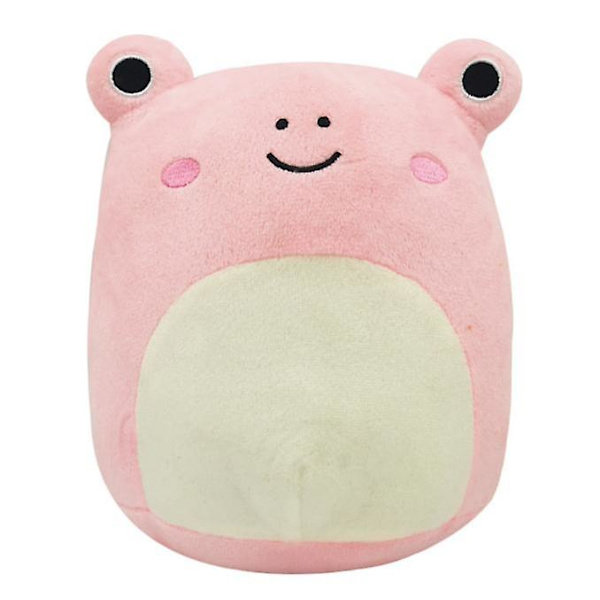 Plys Legetøjspude Julegave - Pink Frø, 20cm