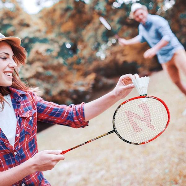 Badmintonboll (12 st) Fjäder Nylon Fjäderbollar Plast Badmi