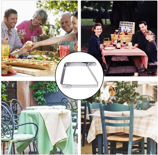 Pince Nappe Exterieur, Pince Nappe de Table, 12 Pinces à Nappe e