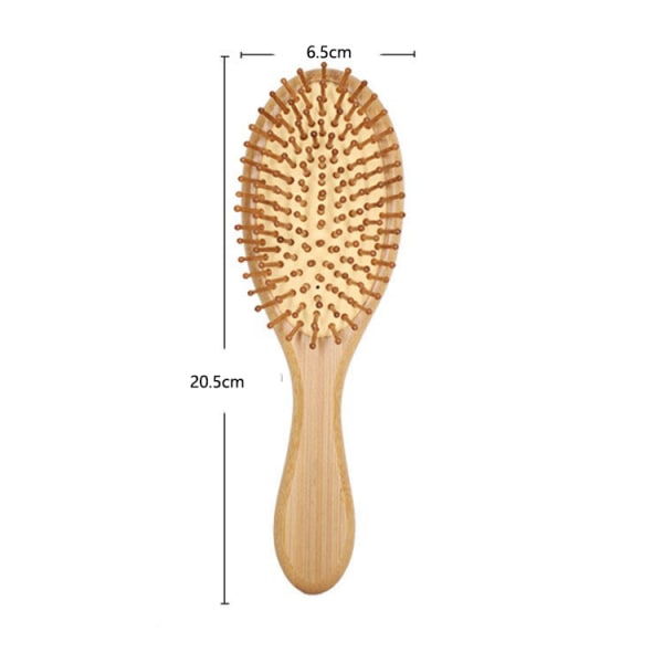 PCS Bamboo Wood Hair Brush - Natural Bamboo Air Cushion Comb for