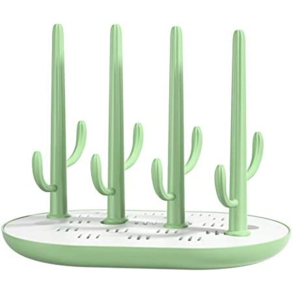 (Grøn)Baby-flasketørrer Cactus-flasketørrer Design-tørretumbler til Bo