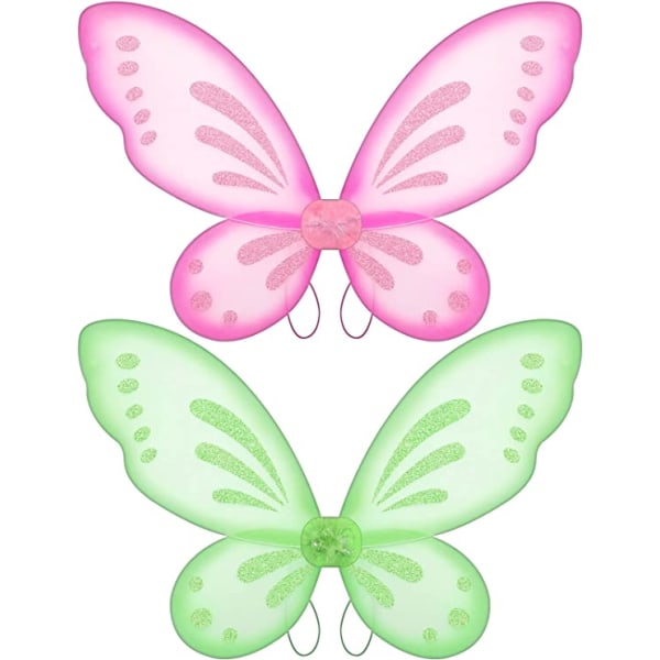 2 Pieces Butterfly Fairy Wings Butterfly Wing Dress Up