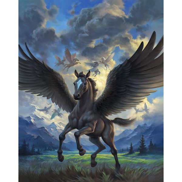 30 x 40 cm, Pegasus Diamond Painting Diamond Embroidery Painting
