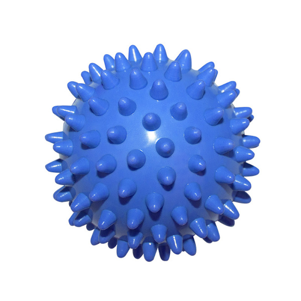 9 cm mjuk massageboll x 1 (blå) - triggerpunkt reflextryck