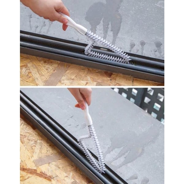 Työkalu ikkunoiden tai liukuovien ikkunaurien puhdistamiseen