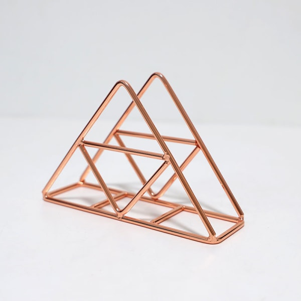 Napkin Holder, Triangular Paper Napkin Holder, Stainless Steel N