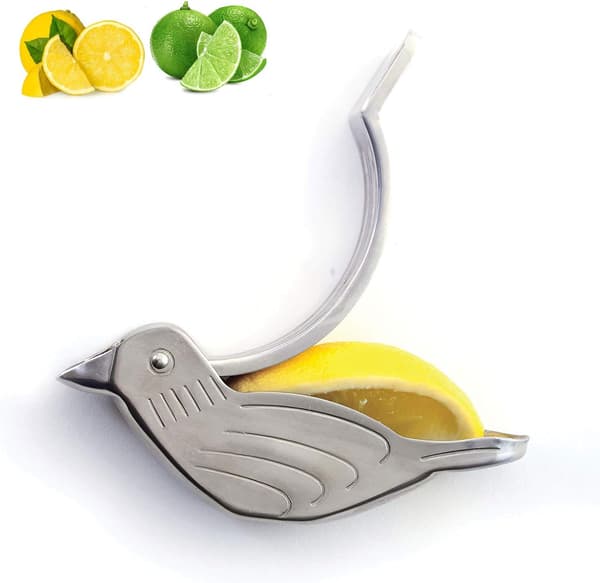 2 stk. Genting rustfrit stål manuel citronpresser og limepresser