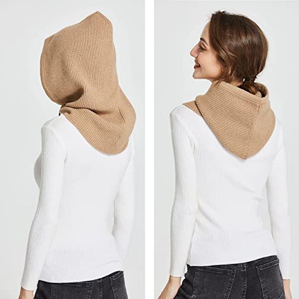 Vinterhatter for kvinner, varm hette skjerf lue for kvinner Balaclava