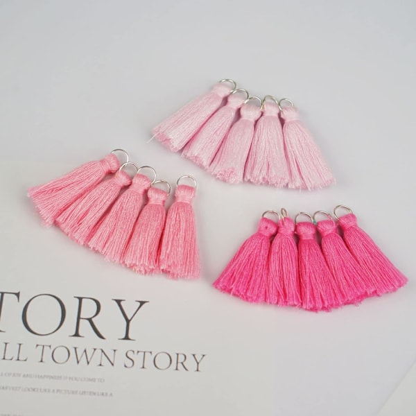 240 st 2 cm Multifärgade Mini Pompoms 40 Färger DIY Örhängen Smycken Tillverkning Nyckelring Charms Hängsmycken H