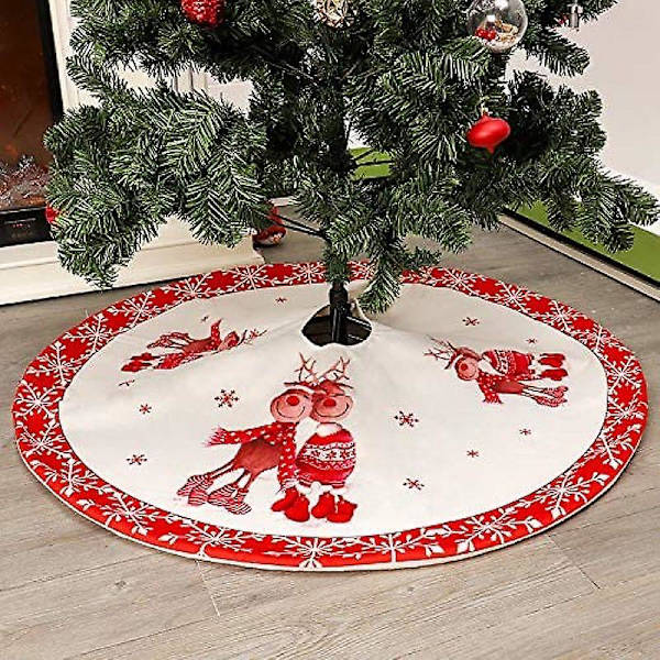 Julgransmatta - 90 cm julgransprydnadsmatta för