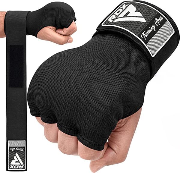 Svarte boksehansker, 69CM lang håndleddsstropp, profesjonell MMA Mua