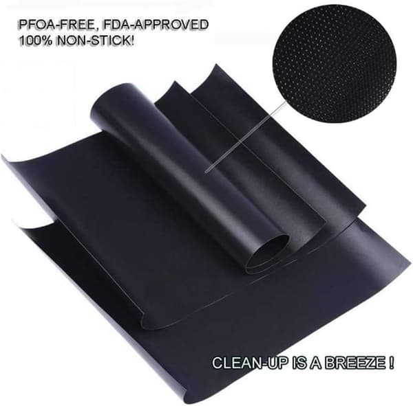 Grillmatte, grillmatte sett, non-stick teflon ovn bak