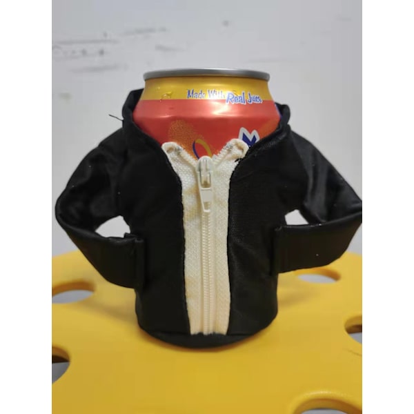 Puffy Beverage Vest, Isoleret Dåseholder, Sort
