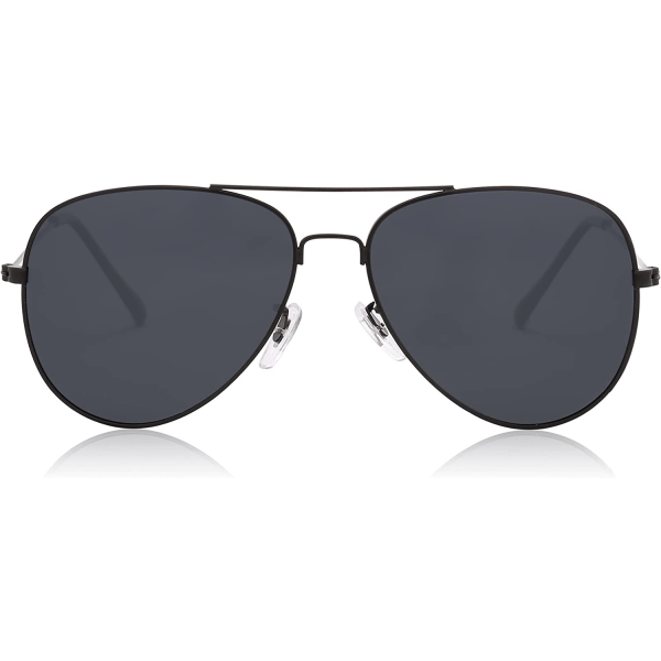 Klassiske Aviator polariserte solbriller for menn kvinner Vintage retro