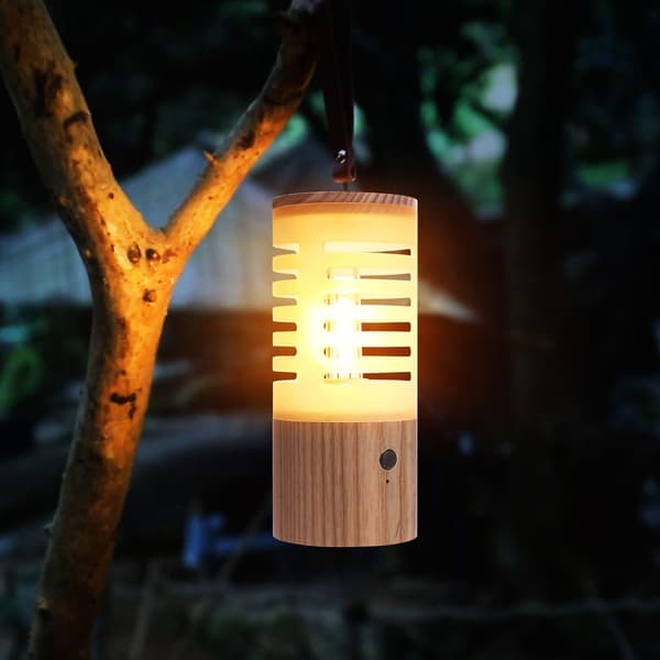 Vild camping lys dobbelt formål LED touch switch senge amb