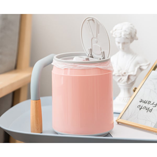 Mini Søppelbøtte for Skrivebord med Lokk, Drikkeboksform, 1 stk