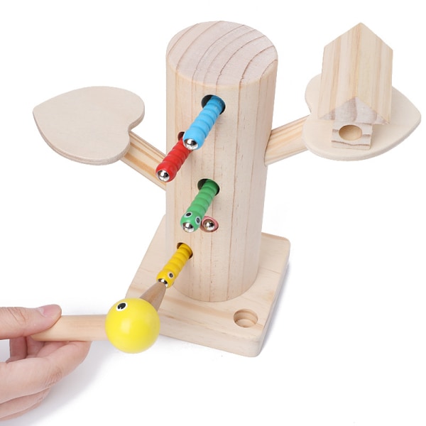 Montessori Fint Motorik Leksaker för Barn, Insektmatning Hacka