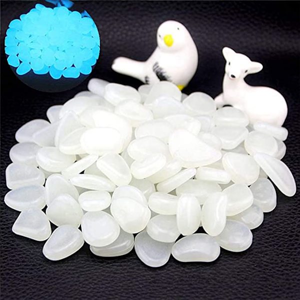 Glow Stone, 100 stk Glow Stones Glow Stones Utendørs Kunstig F