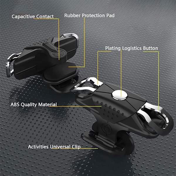 Mobil PUBG Gamepads Controller Trigger För Telefon Gamepad L1R1 Triggers Känslig Joystick Skjut Sikta