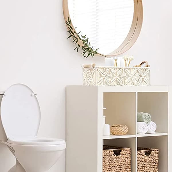 Macramé Opbevaringskurv Boho Dekoration Kurve til Organisering