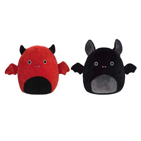 Halloween plysj leketøy flaggermus plysj leketøy søt myk plysjdukke rød