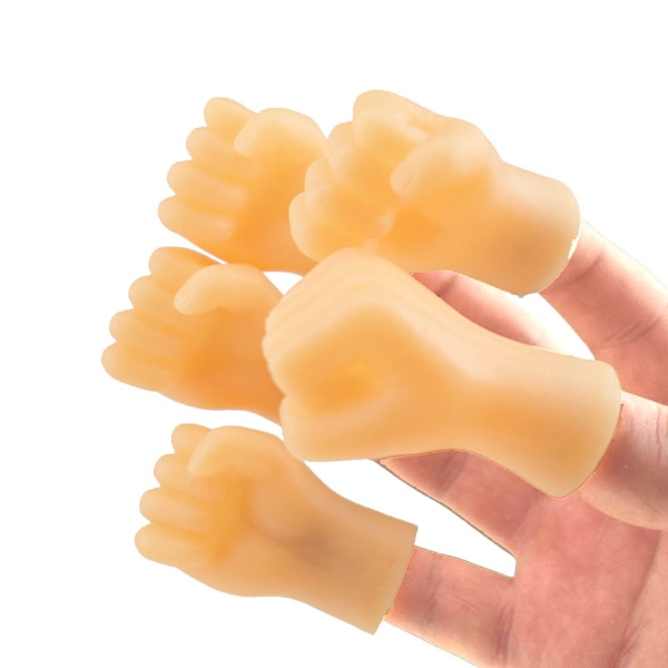 10 stycken fist finger docka finger set liten fist attack yeah