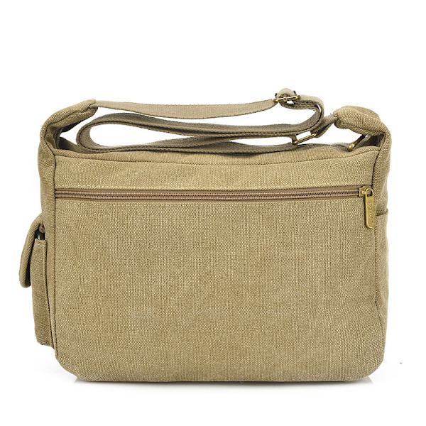 Retro En axel crossbody väska Herrar Crossbody Canvas Väska Tren