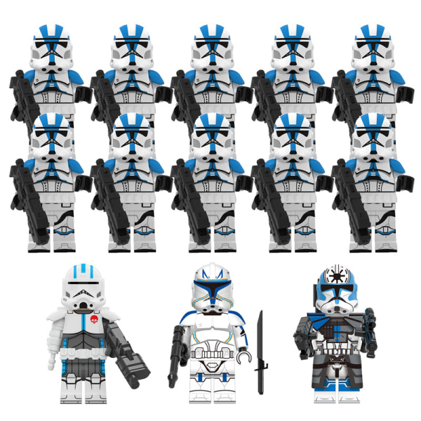 13 stk Ny Mini Star Wars-serien Byggekloss Figurleke beste Ch