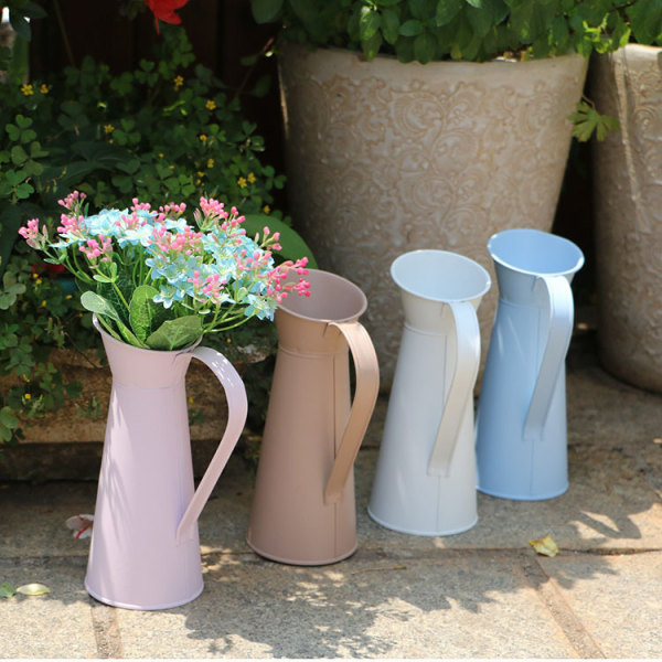 Blå Modern Minimalistisk Järnläder Blomsterarrangemang