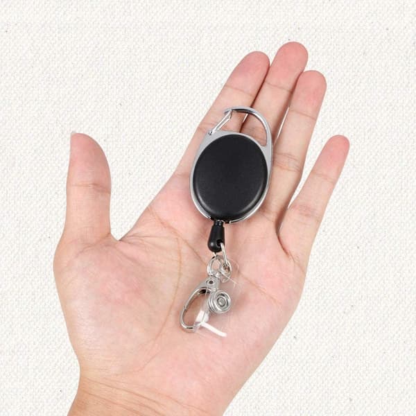 Retractable Key Holder - 68.5 cm pituus vahvistetulla jousella