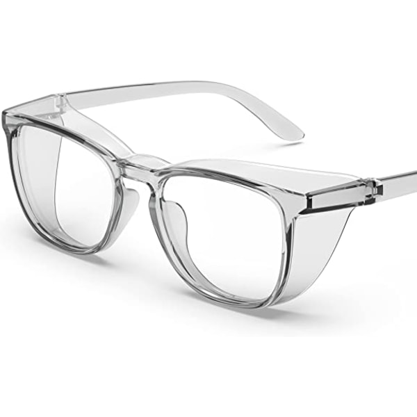 Vernebriller, moteriktig øyebeskyttelse med klar, Scratch R