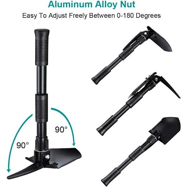 Mini-taittolapio 40 cm, monitoiminen puutarhalapio Carbo