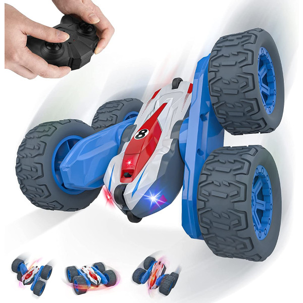 Fjärrstyrd bil leksak pojke flicka 3 4 5 6 7 8 år 4WD RC Stunt