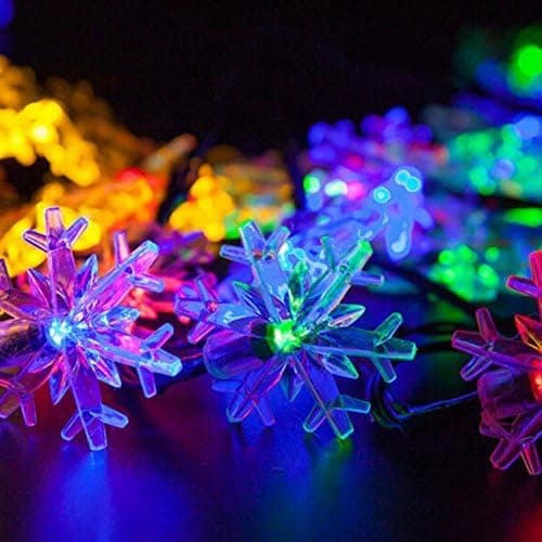 19ft/40LED lumikide lamppu string ulkona vedenpitävä talo de