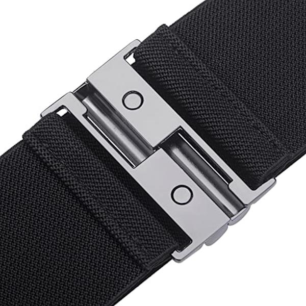 Dam bälte med bred elastisk midja, cinch bälte, stretch midjeband