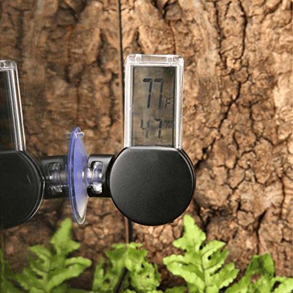 Reptil Terrarium Termometer Hygrometer Digital Display Pet Rea