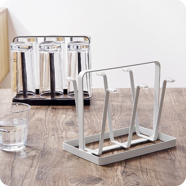 Hængende kopholder (sort) Glasholder Vinglas holder