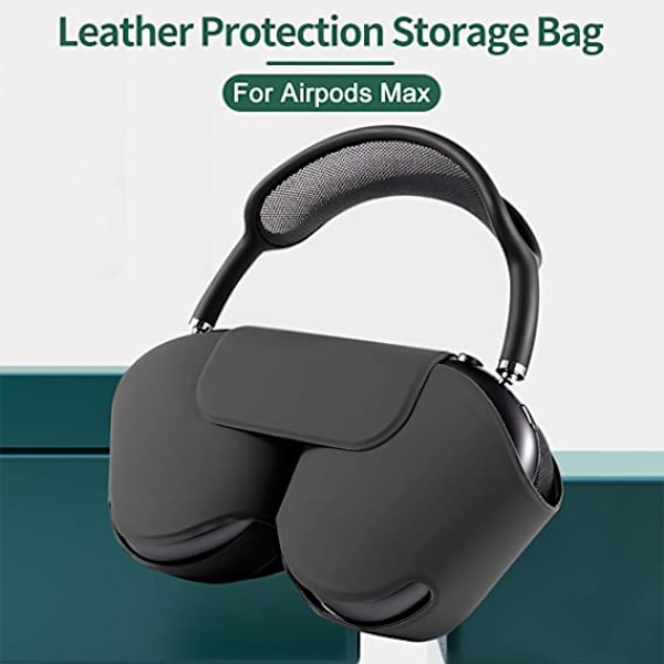 (Sort) Airpods Max etui, Automatisk Sleep Funktion Beskyttende Hea