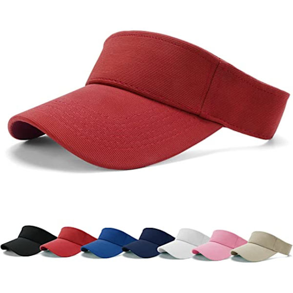 Justerbar solskärm keps unisex golf solskydd