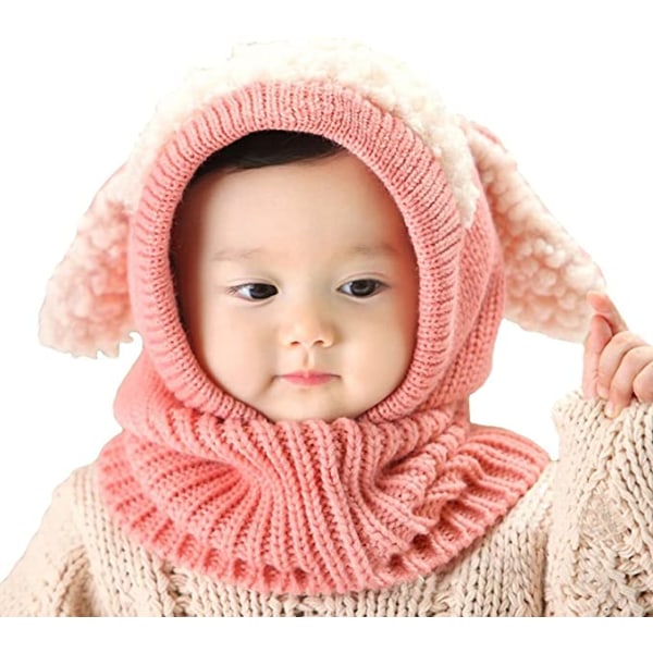 Korean Winter Puppy Shape Yksiosainen baby lämmin huivi Ba