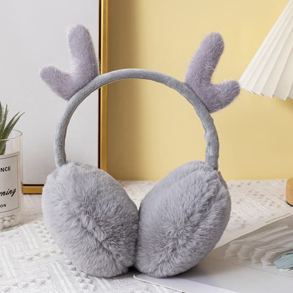Vinteröronmuffar för barn - unisex - grå