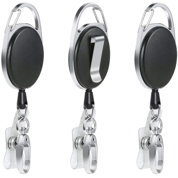 Retractable Key Holder - 68.5 cm Length with Reinforced Spring a