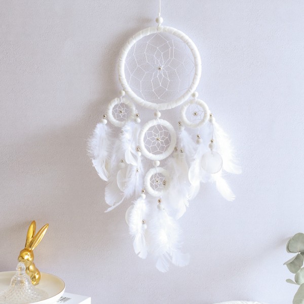 White-Dreamcatcher Girl Bedroom Wall Decor